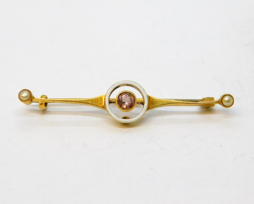 Edwardian 15ct gold white - gold,,