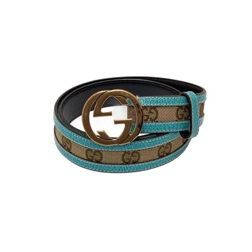 Cintura gucci blu uomo - gucci,, blu,