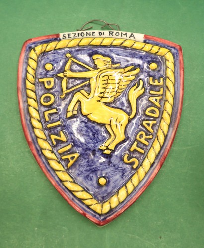 Vintage crest polizia stradale - crest,