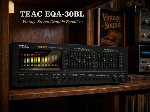 Teac eqa 30bl rare - teac, eqa-30bl