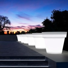 Vaso rotondo luminoso LED RGB