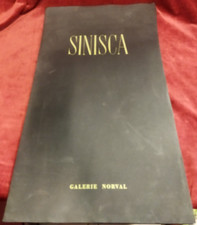 SINISCA - 3 LITOGRAFIE 69/71 - GALERIE NORVAL - anni '70