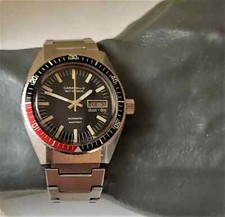 Vintage 1977 Caravelle Set-O-Matic "Devils Diver" 666 piedi automatico doppia data M