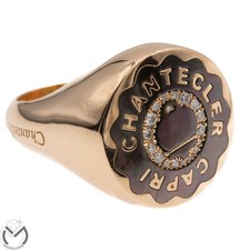 Anello CHANTECLER in oro rosa 18 kt 750 diamanti madreperla -129/vv-