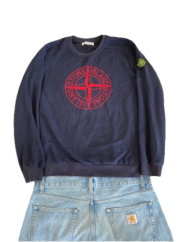 Felpa uomo stone - island, taglia