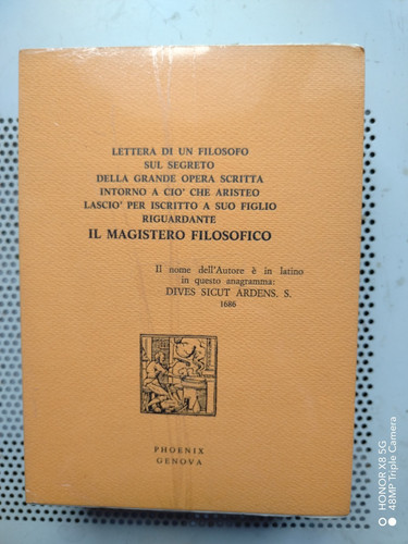 Alchimia lettera di un - lettera,
