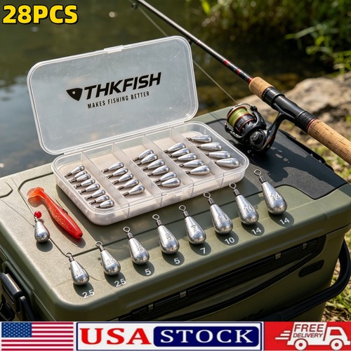 28pcs pesca drop shot pesi - 28pcs,