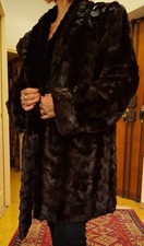 Pelliccia di testine di visone taglia L, ottime condizioni