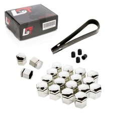 20X Coprimozzi Set Di Dadi Ruota 17 Mm Cromati Per OPEL