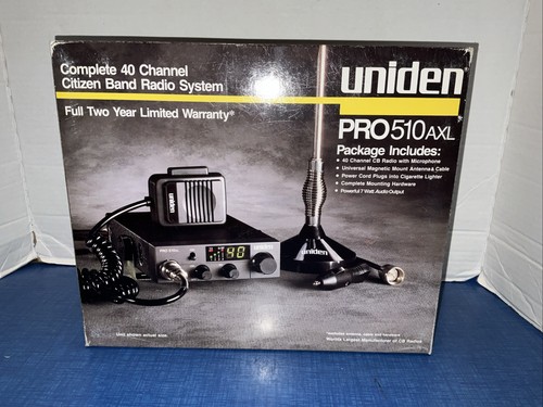 Uniden pro 510axl radio - pro,