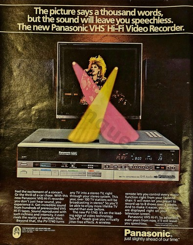 Panasonic 1985 vhs - 1985,