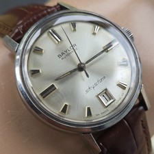 Orologio automatico uomo vintage BAYLOR SKYSTAR DATA AS 1701 swiss made anni 60
