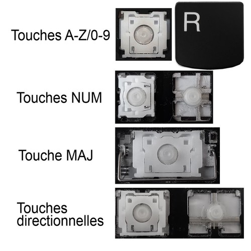 Touche clavier français - touche,