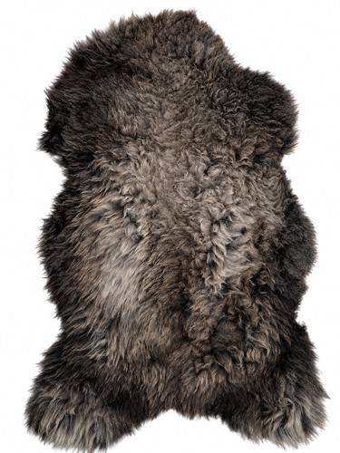 Pelle pecora gotland grigio - pelle, di