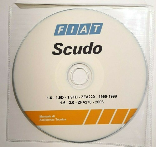 Manuale officina fiat scudo - cd,