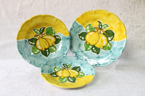Set piatti decoro limoni - piatti, "limoni"