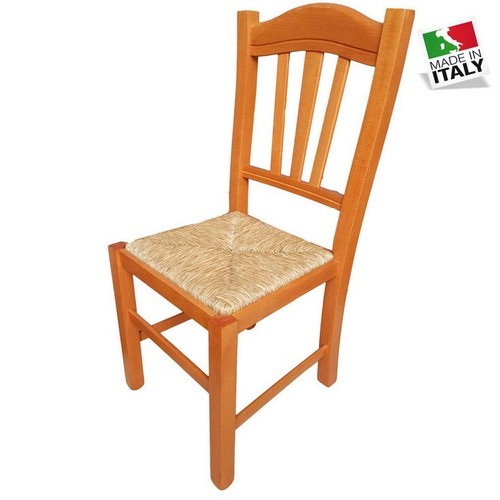 Sedia silvana legno - sedia, paglia