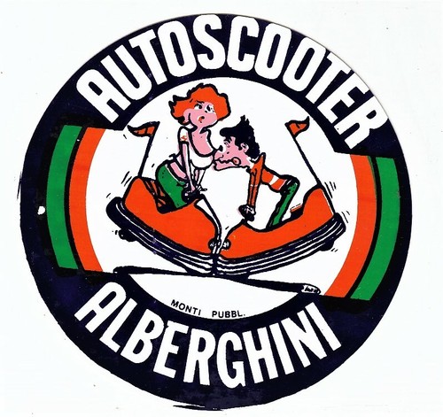 Adesivo autoscooter alberghini - autoscooter,