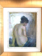 Quadro Olio su tela Renato Criscuolo  FIGURA  arte moderna dipinto