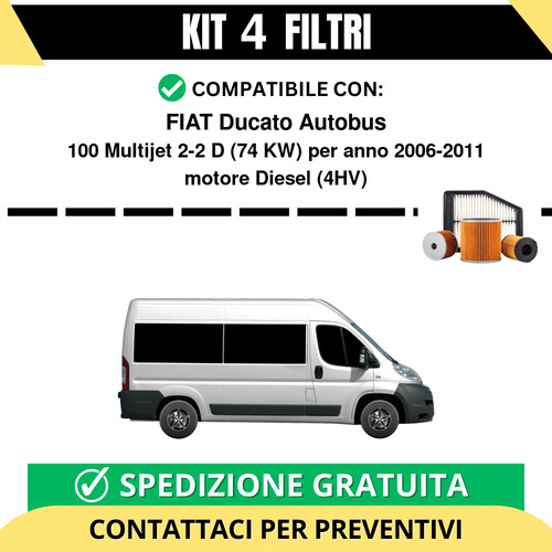 Kit filtri tagliando per - kit, 4