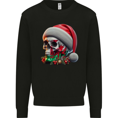 Felpa uomo galles natale - felpa,