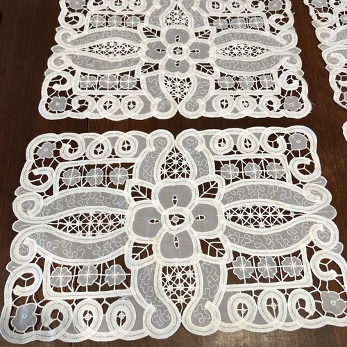 Tovagliette vintage pizzo - tovagliette, in