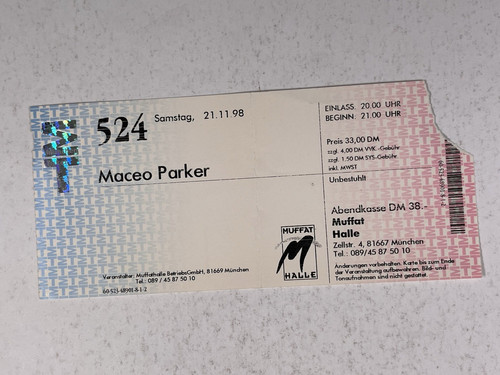 Biglietto originale maceo - biglietto,