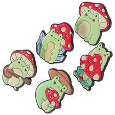  5 Pcs Spilla Fungo Pin Carine