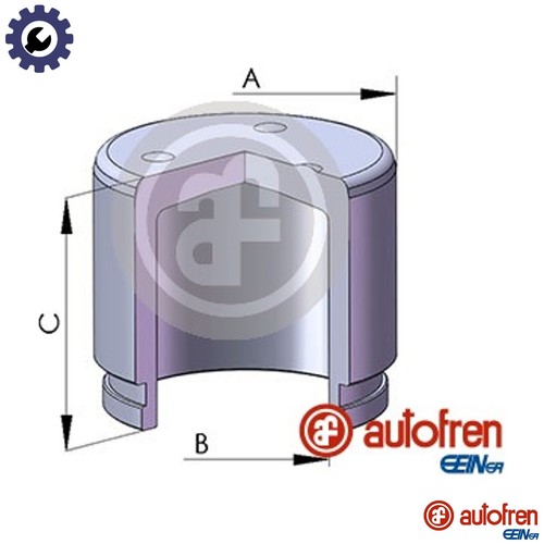 Pinza freno pistone d025252 - pistone,