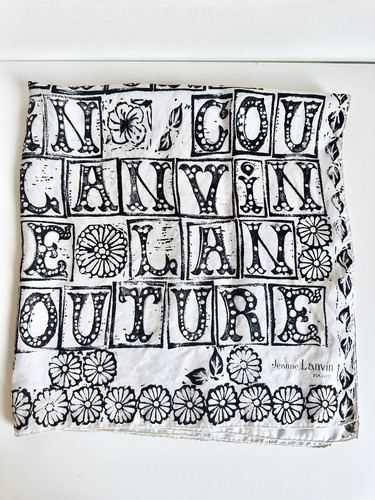 Lanvin couture vintage - lanvin, sciarpa