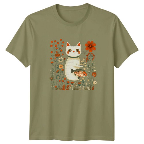 Shirt uomo gatto che - uomo, tiene