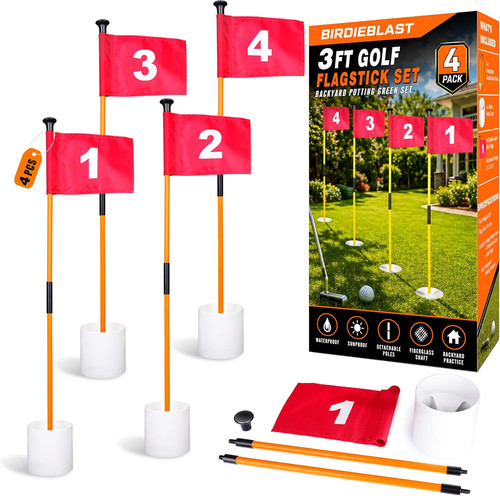 Set 3ft golf flagstick - o,