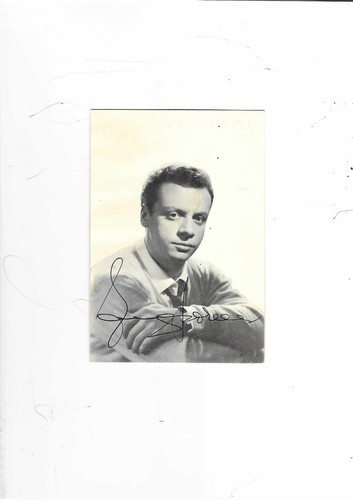 Johnny dorelli autografo su - dorelli,,