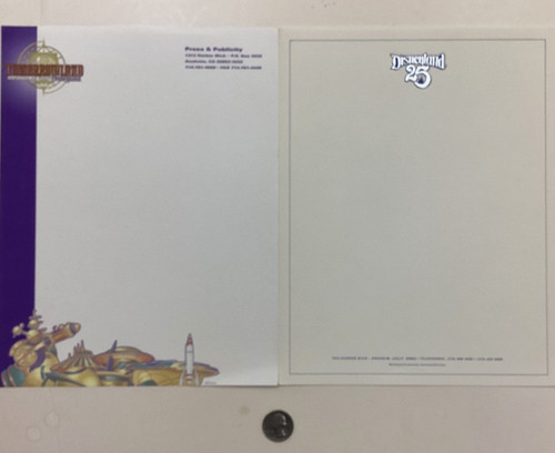 Disneyland carta intestata - disneyland, 2