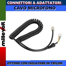 CAVO SPIRALATO MICROFONO MH-48A6J YAESU FT8900 FT8800 FT7800 FT100 FT2800