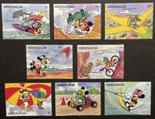 SET FRANCOBOLLI GRANADA THRILL