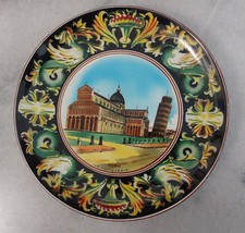 PIATTO CERAMICA ANNI '50 VEDUTA PISA MANIFATTURA TITANO REP. SAN MARINO
