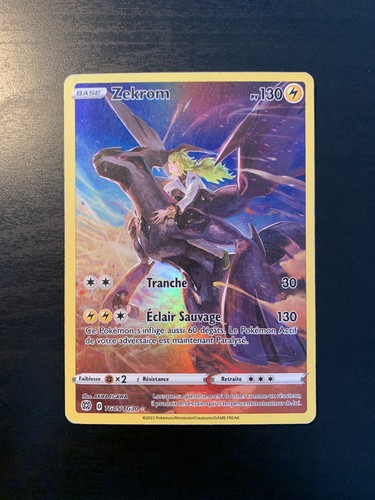 Carte pokémon zekrom - carte,
