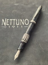 Penna stilografica Nettuno 1911 edizione limitata 18K M #111/911. Mai inchiostrato