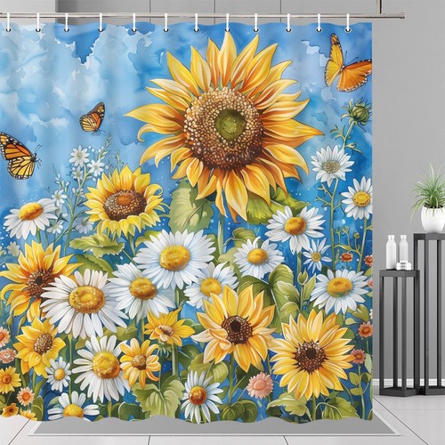 Tenda doccia girasole - doccia,