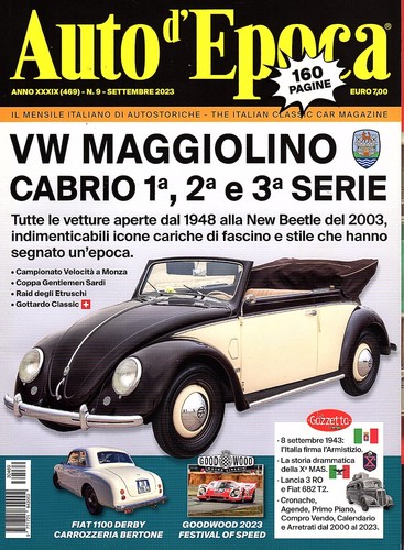 Auto epoca settembre 2023 - auto,