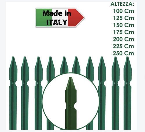 Palo paletto ferro a - 10,