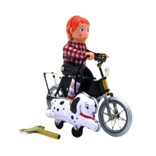 Stagno stagno in bicicletta bicicletta Modello di ornamento artigianale statue