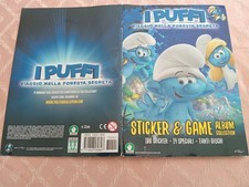 Raro Album I Puffi Viaggio Nella Foresta Segreta-Giochi Preziosi.