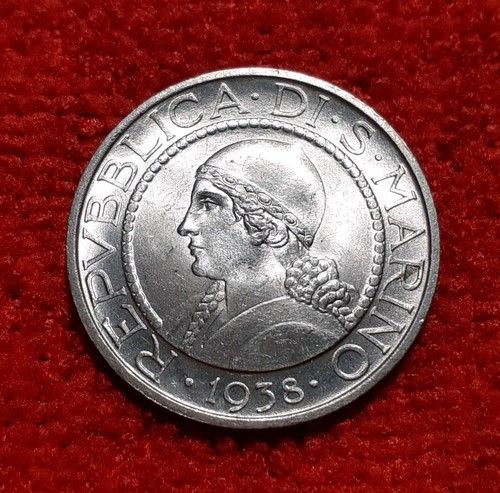 San marino lire 1938 - san, 5