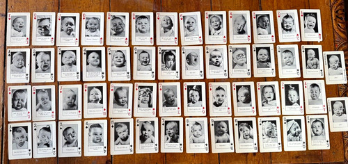 Mazzo carte vintage con - carte,