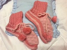 Scarpette di lana babbucce