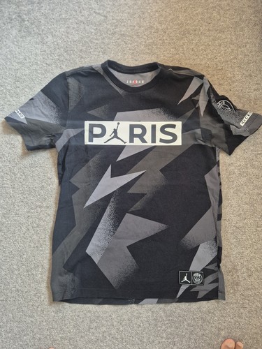 Jordan psg shirt nero grigio - t,