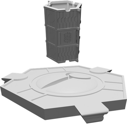 Tau cargo pod stampato - tau, 3d