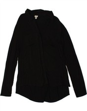 CONVERSE maglione donna camicia blusa UK 18 XL nero rayon AO07